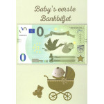 0 Euro geboorte biljet in folder